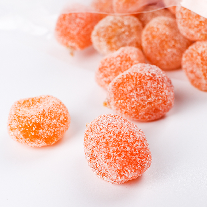 Сыпучие сухой сахар Kumquat, сушеный камень