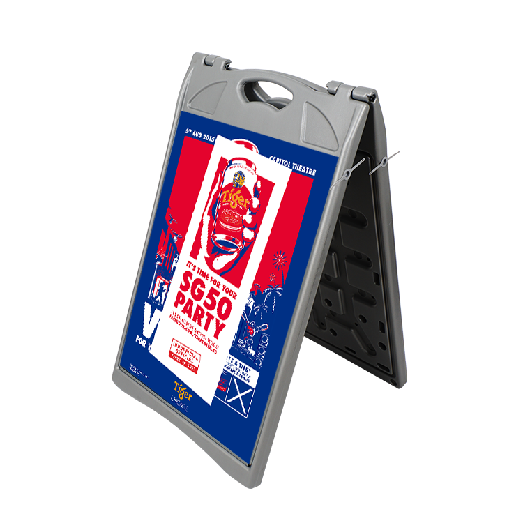 fast shipping aluminum plastic poster frame board Advertising Board outdoor poster display stand up paddle board