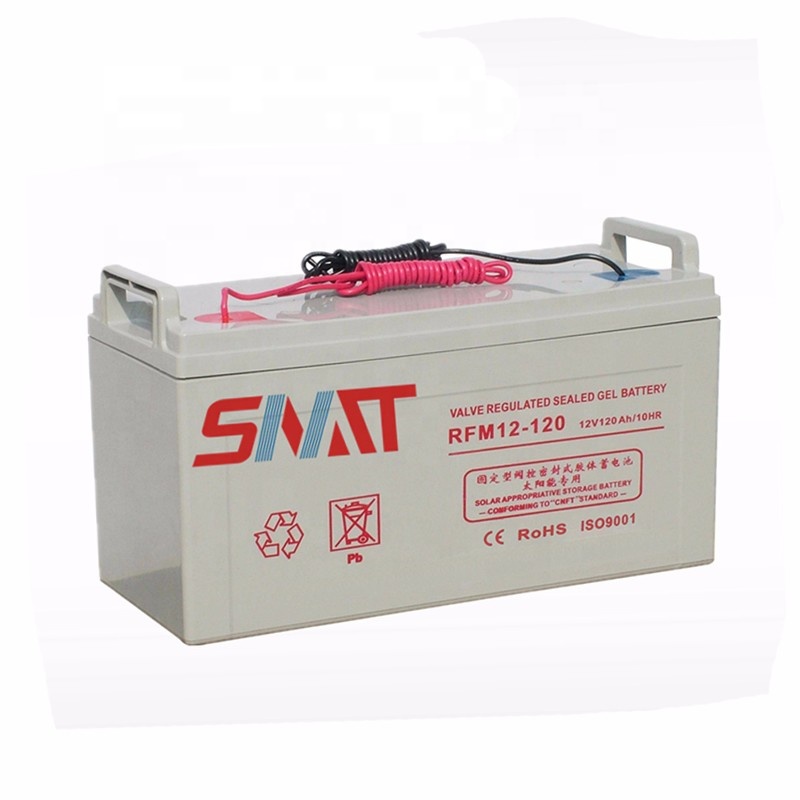 120AH 12V Необслуживаемая гелевая аккумуляторная батарея полимерный гель батарея для солнечной энергии системы