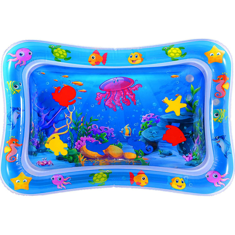 KSF Best Pvc Eco-friendly Baby Tummy Time Water Play Mat Toys Outdoor Games Inflatable Water Mat