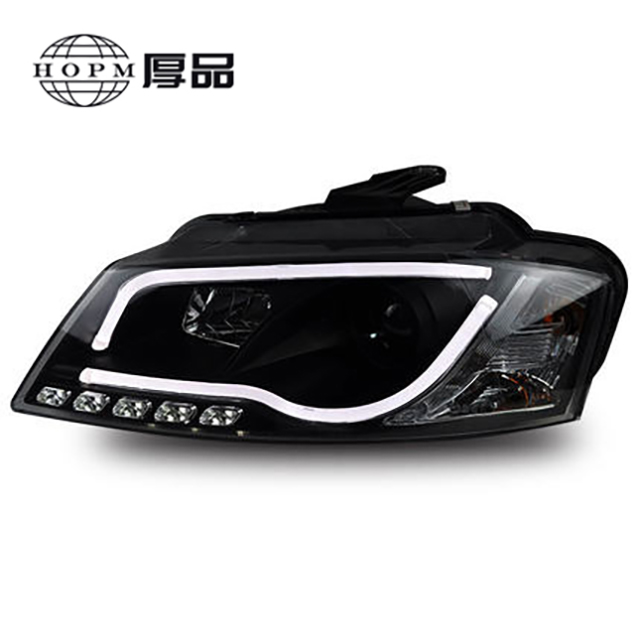 Tuning Light Daytime Guide LED Tear-eye Modified Xenon Headlight Assembly for 2008-2012 A3