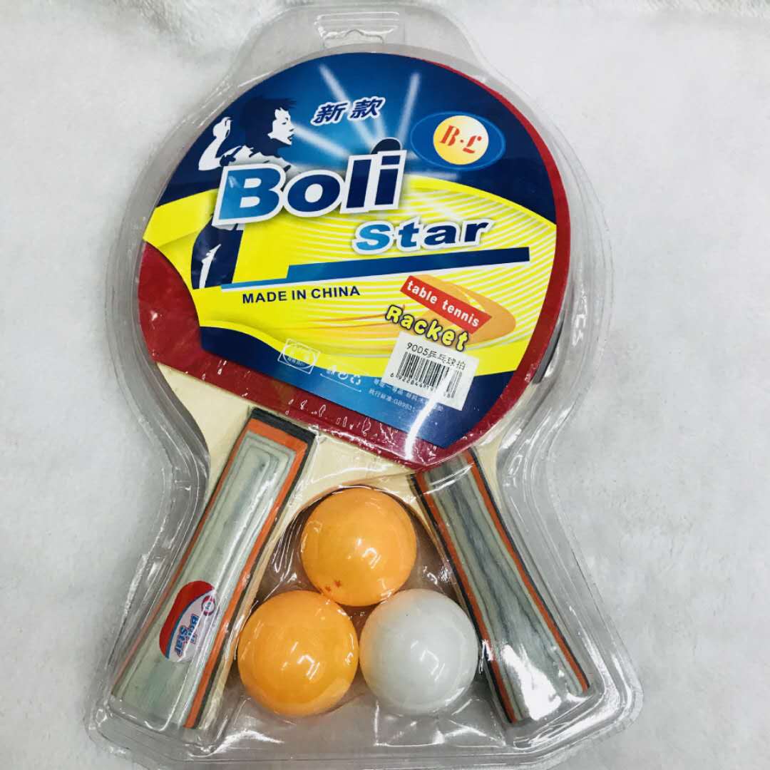 Прямые продажи от производителя BOLISTAR ракетка для настольного тенниса ракетки 9005 цвет ручки высокого качества положительных и обратной резиной