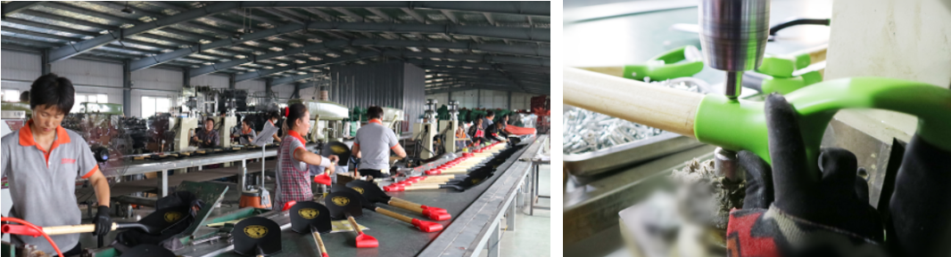 Hantop all metal long handle steel round shovel