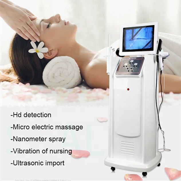 7 in 1 hair analyzer follicle detection anti loss treatment spray hair growth therapy massage scalp care salon hair machine