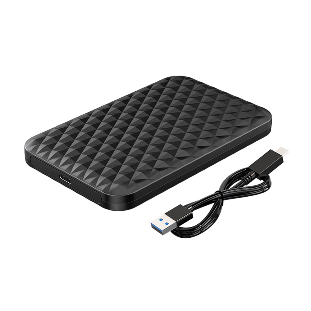 Type-C hard drive enclosure 5Gbps for 2.5-inch SATA HDD SSD external enclosure USB 3.1 mobile enclosure supports 4TB