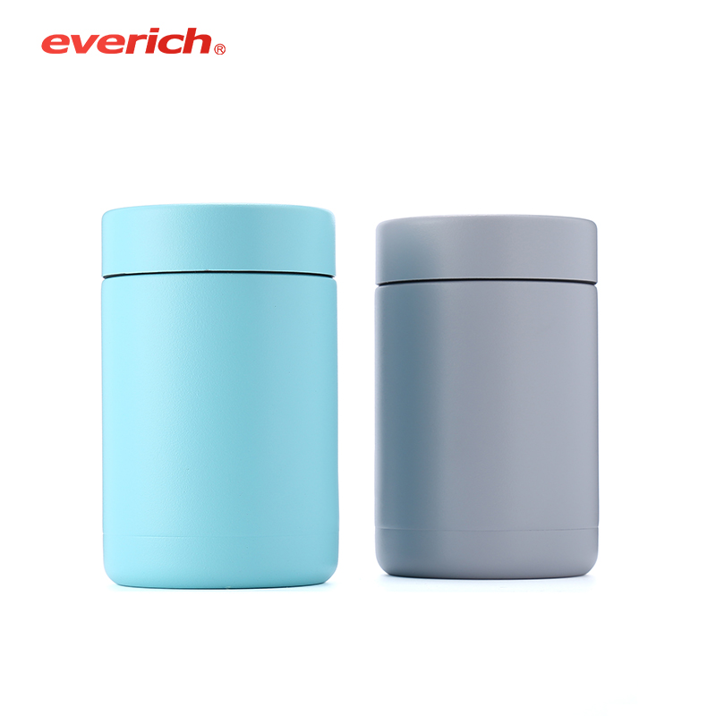 EVERICH 12oz stainless steel can holder double wall insulated vacuum cola can cooler Eco-friendly beer can holder