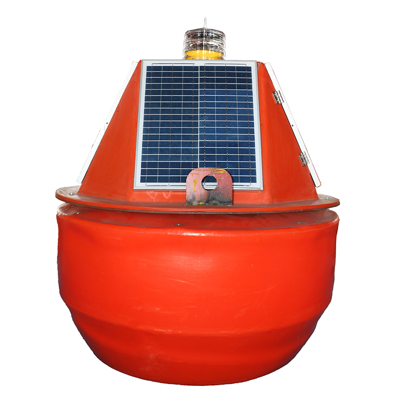 Marine solar ais buoy with monitoring buoy