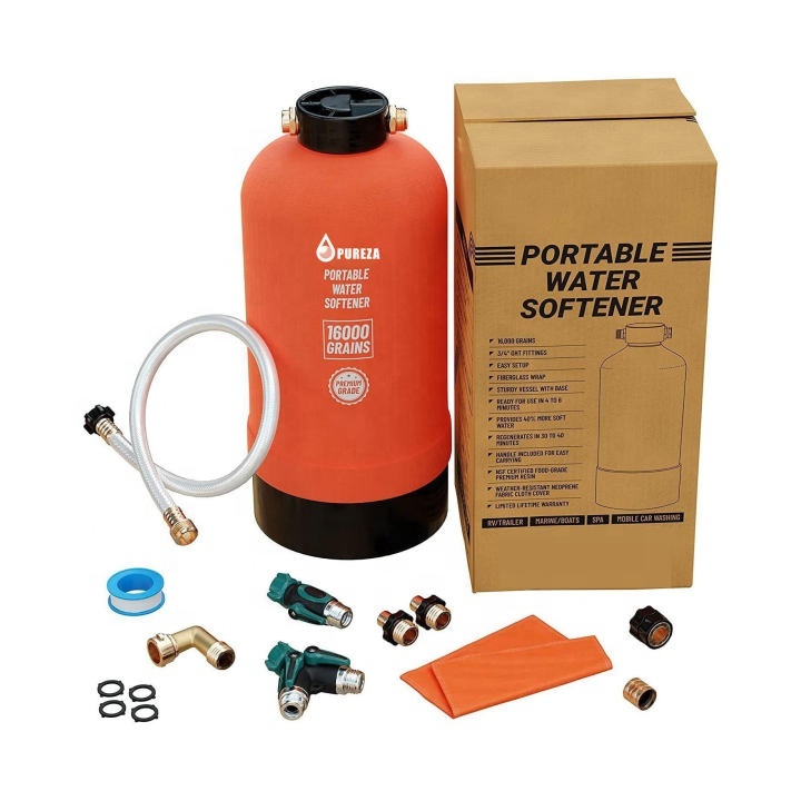 Portable Grain RV Water Softener 16,000 Grain RV Water Softener for RV