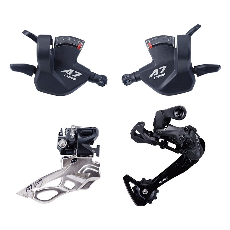 LTWOO A7 10 Speed Groupset Visual Window Detector Version with Shifters Front Rear Derailleur Shimano Sram Compatible