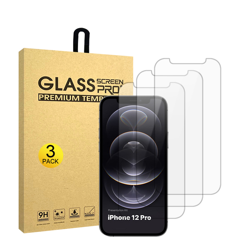 Закаленное защитное стекло OEM 3 в 1 для iphone 12 mini/ 12 pro max/11 Pro max/ X/XS/XR XS Max