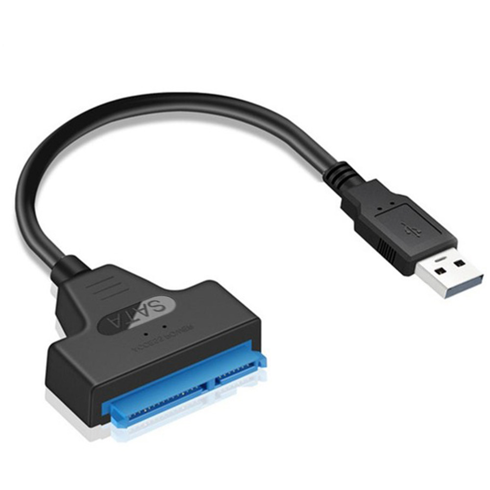 Кабель-преобразователь внешний 20 см с USB 3,0 на SATA 22Pin для дисков SATA 2,5 дюйма, адаптер внешнего жесткого диска, кабель usb 3,0 на sata 3