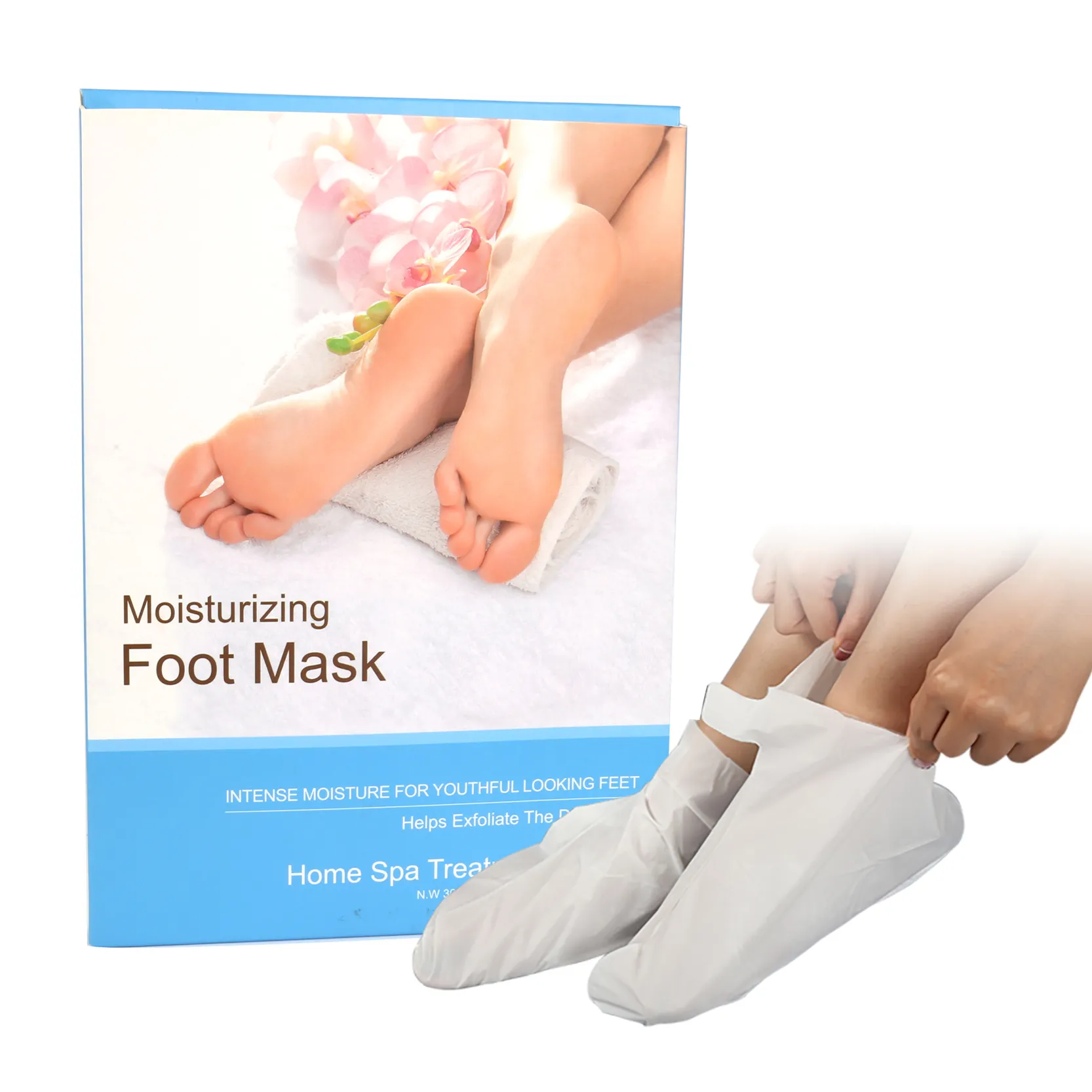 Wholesale Skin Care Collagen Whitening Moisturizing Hydrating Anti Aging Soft Foot Mask