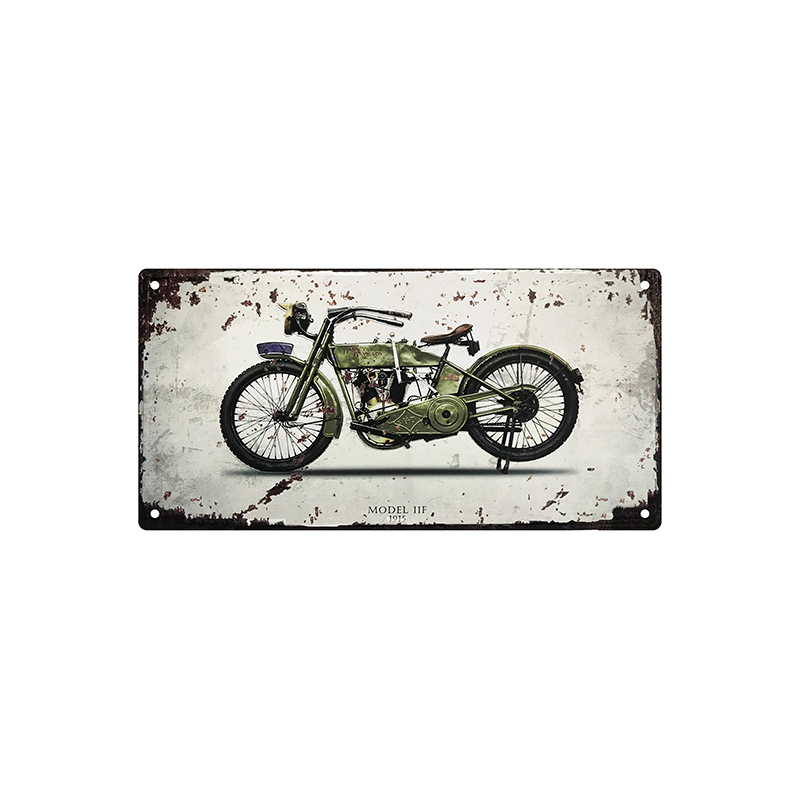 Factory Wholesale Car Metal Logo Vintage Tin Logo Metal plate Vintage Wall Decoration Garage Bar Man Cave Car License plate