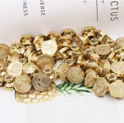 YI Wu wholesale Retro Antique Sealing Wax Scrapbooking Stamps Brass Head wax seal stamps