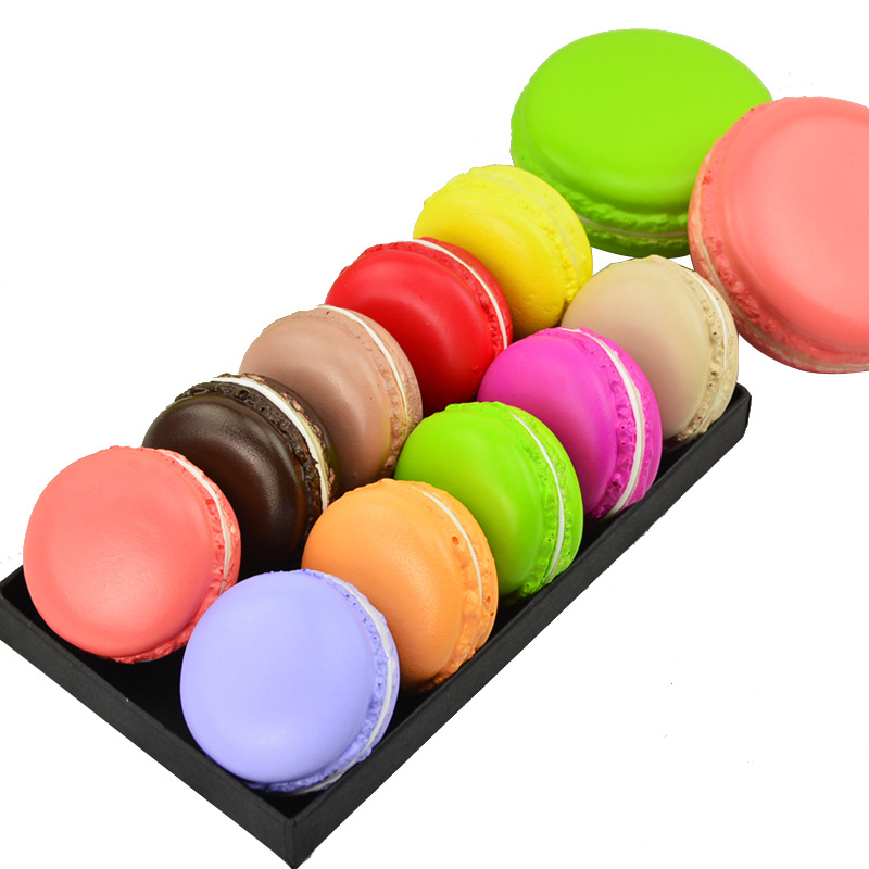 Realistic Artificial French Macaroons Fake Macaron for Display High Simulation Artificial Dummy Macaroon