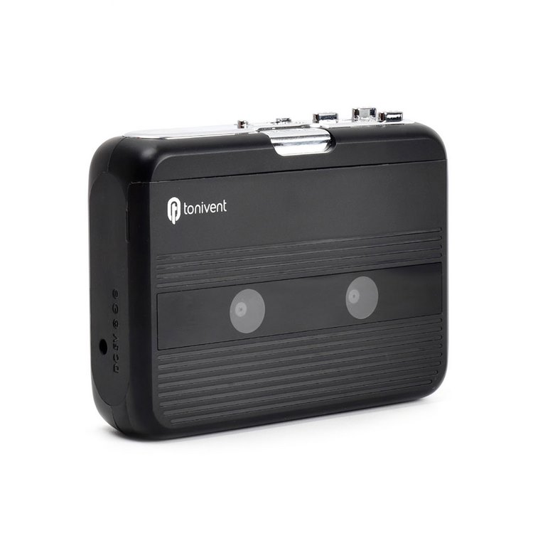 Mini Cassette Player Tape Record FM Radio with 3.5mm Headphone Jack Volume Control