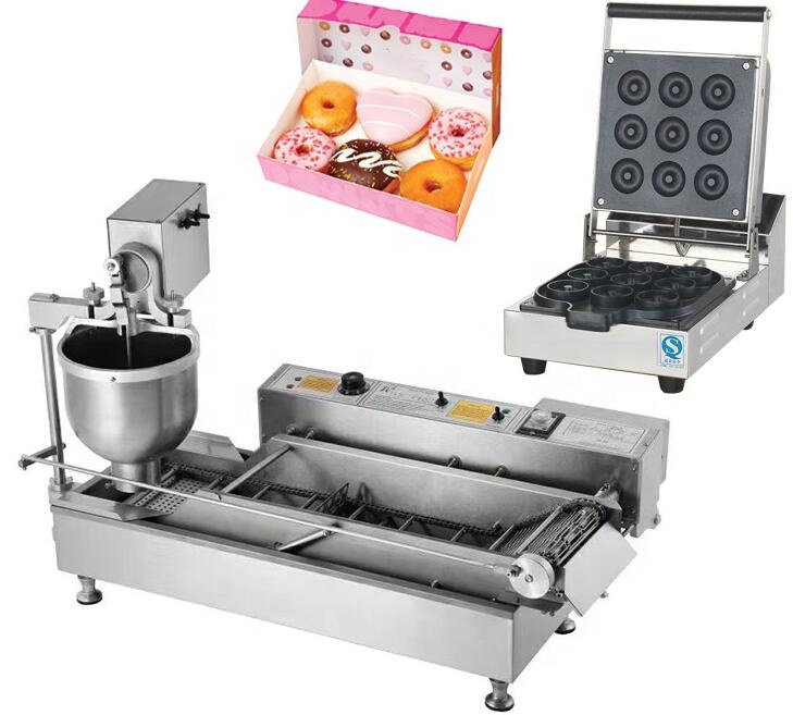 2000pcs/hr Industrial Automated High Quality Complete Ball Donut Production Line Machine Commercial Donut Making Machine 3 Sets