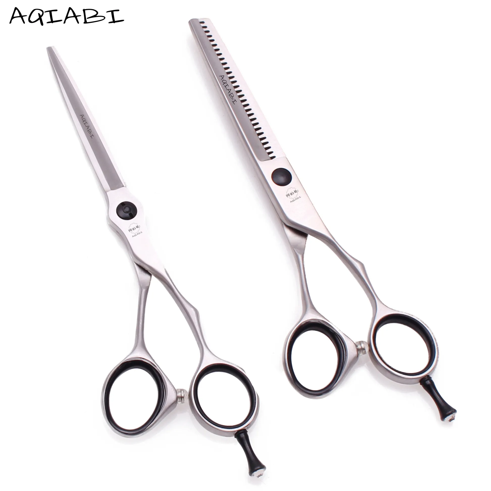 AQIABI Professional Hairdressing Scissors Hair Cutting Scissors 440C Thinning Shears Hairdresser Barber Scissors Japan A9201