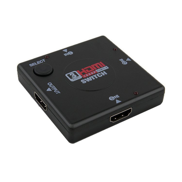 Дешевый Коммутатор HDMI 3x1 3 в 1 выход HDCP 1,4 Full-HD 3D 10,2 Гбит/с EDID 1080P 4K30Hz HDMI коммутатор видео