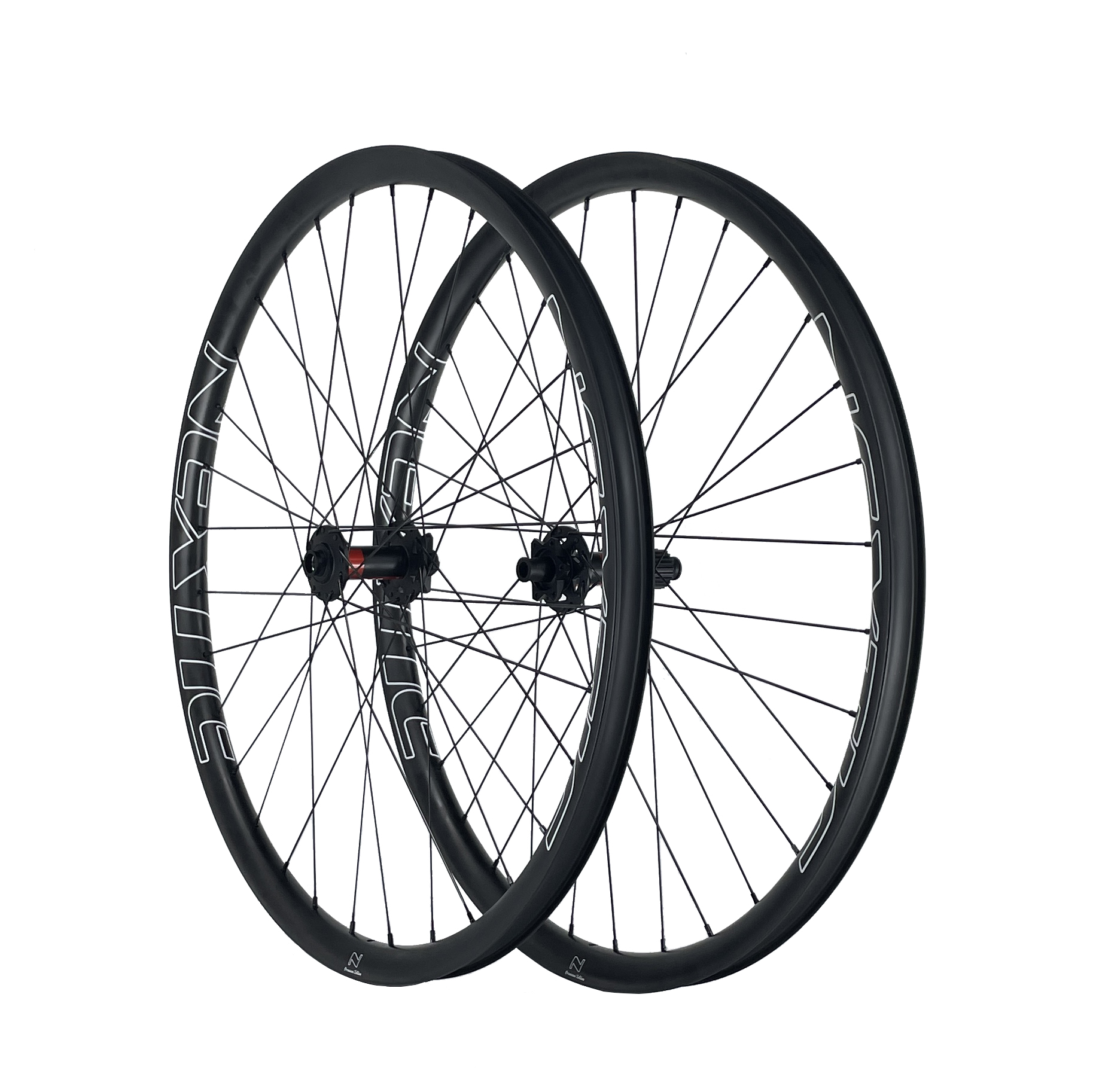 29" Carbon Mountain Bike Wheel Set 33mm Wide Symmetric Carbon Fiber Rim With DT240 DT350 Carbon Mtb Bicycle Wheel Set