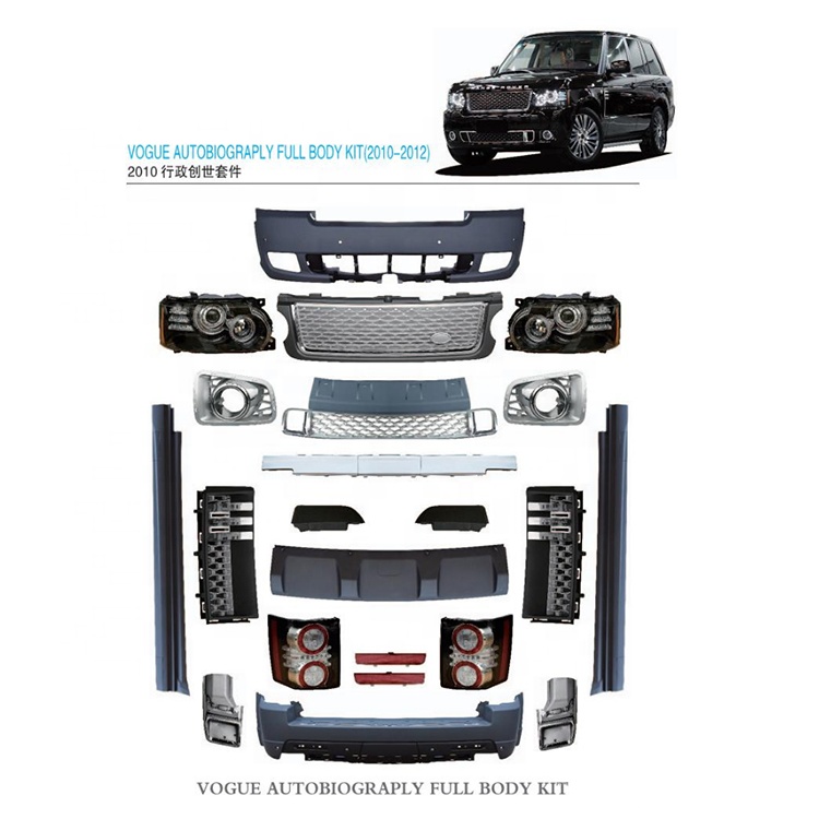 Лидер продаж, обновленные детали кузова автомобиля для Range Rover Vogue 2010-2012, автобиография, комплект кузова Sva L322