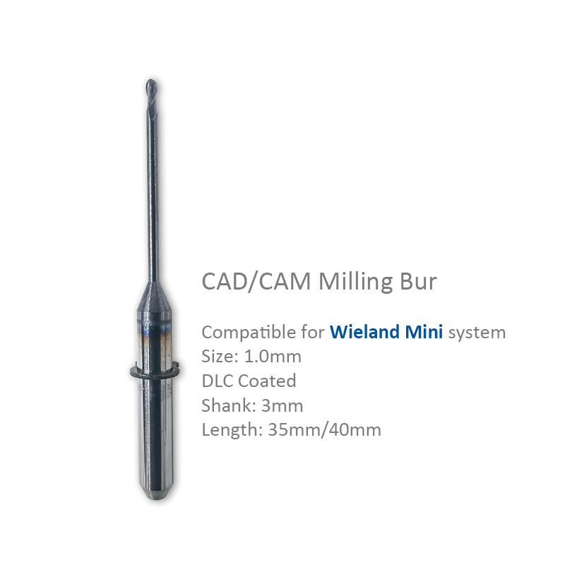 CADCAM фрезерная система vhf/Roland DWX50, мини циркониевый фрезерный Бур