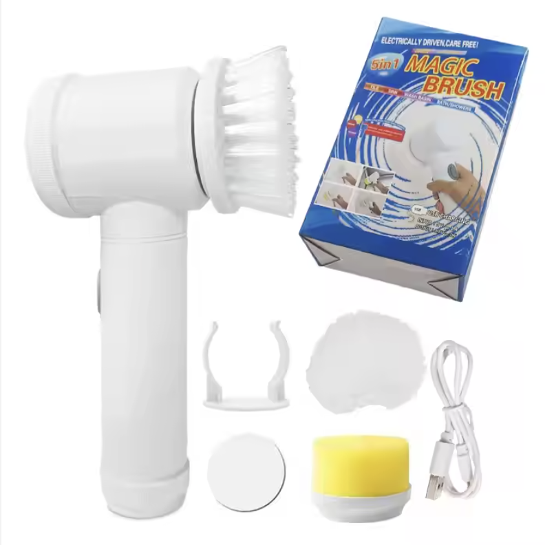 USA Warehouse Electric Cleaning Brush Multifunctional Household Kitchen Bathroom Car Cleaning Electric Brush