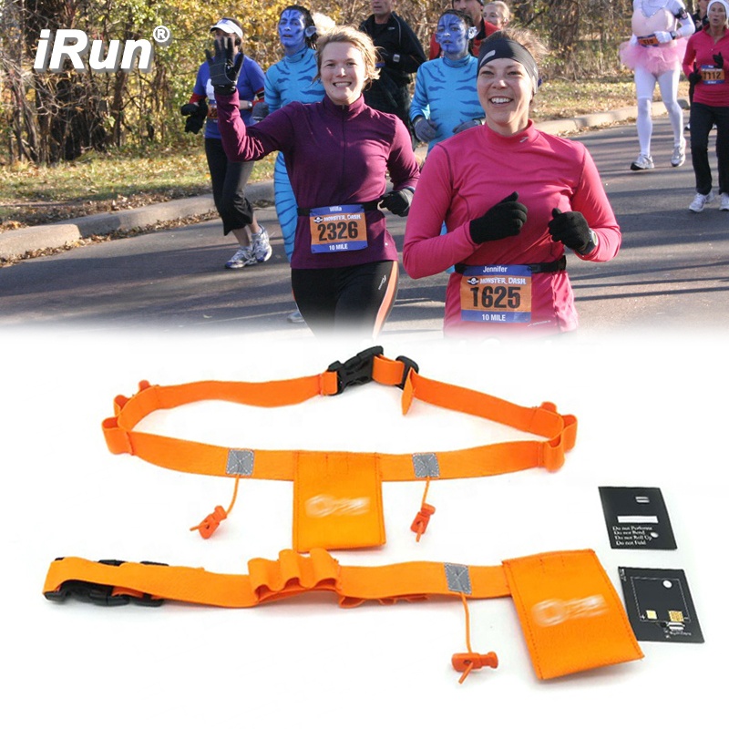 IRun рекламные гонки плюс пояс для триатлона марафона пояс для хранения гелей спортивные аксессуары с логотипом карты гоночного ремня пряжка