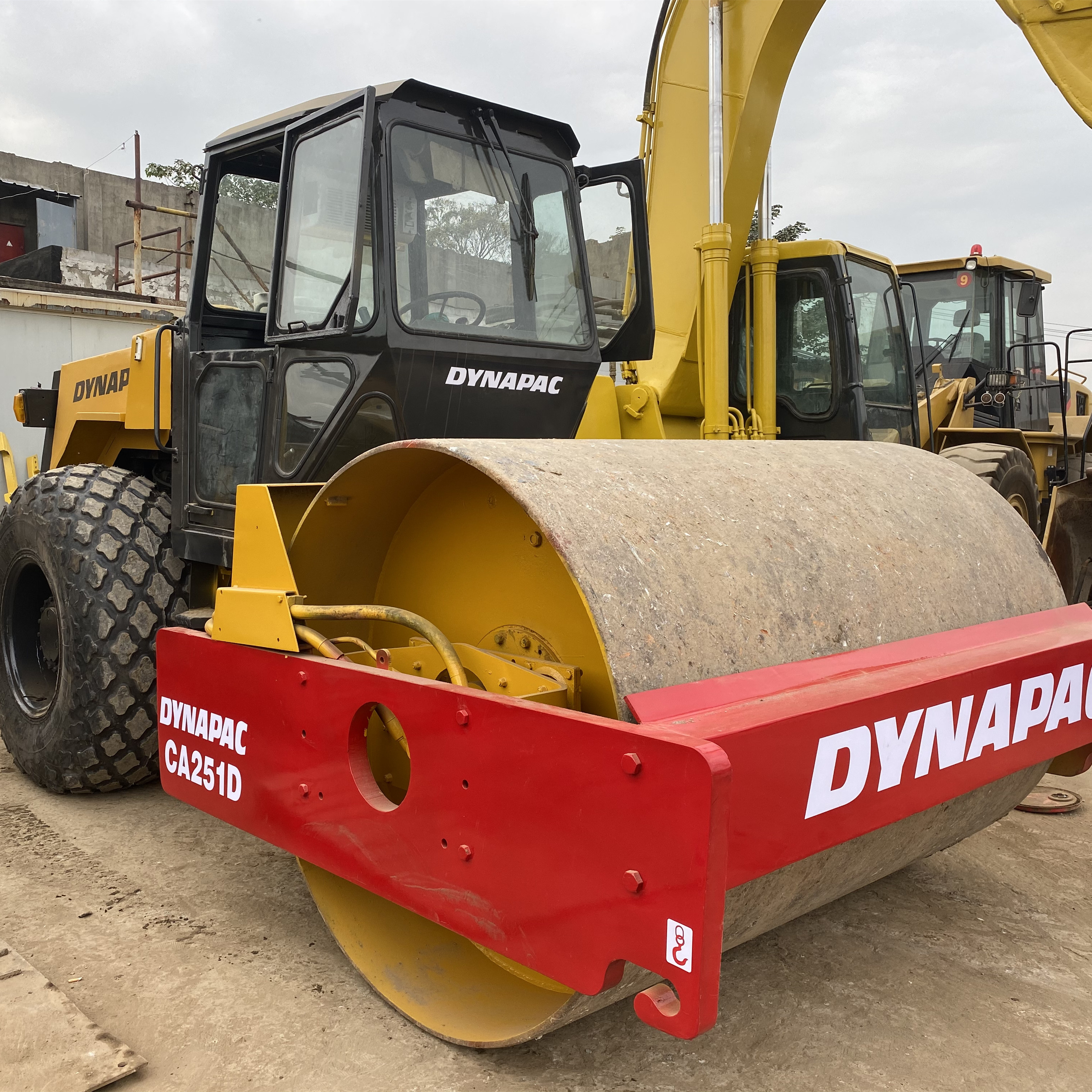 Dynapac 251D mini bomag vibratory rc used high-performance steel drums road rollers compactor with cheap price