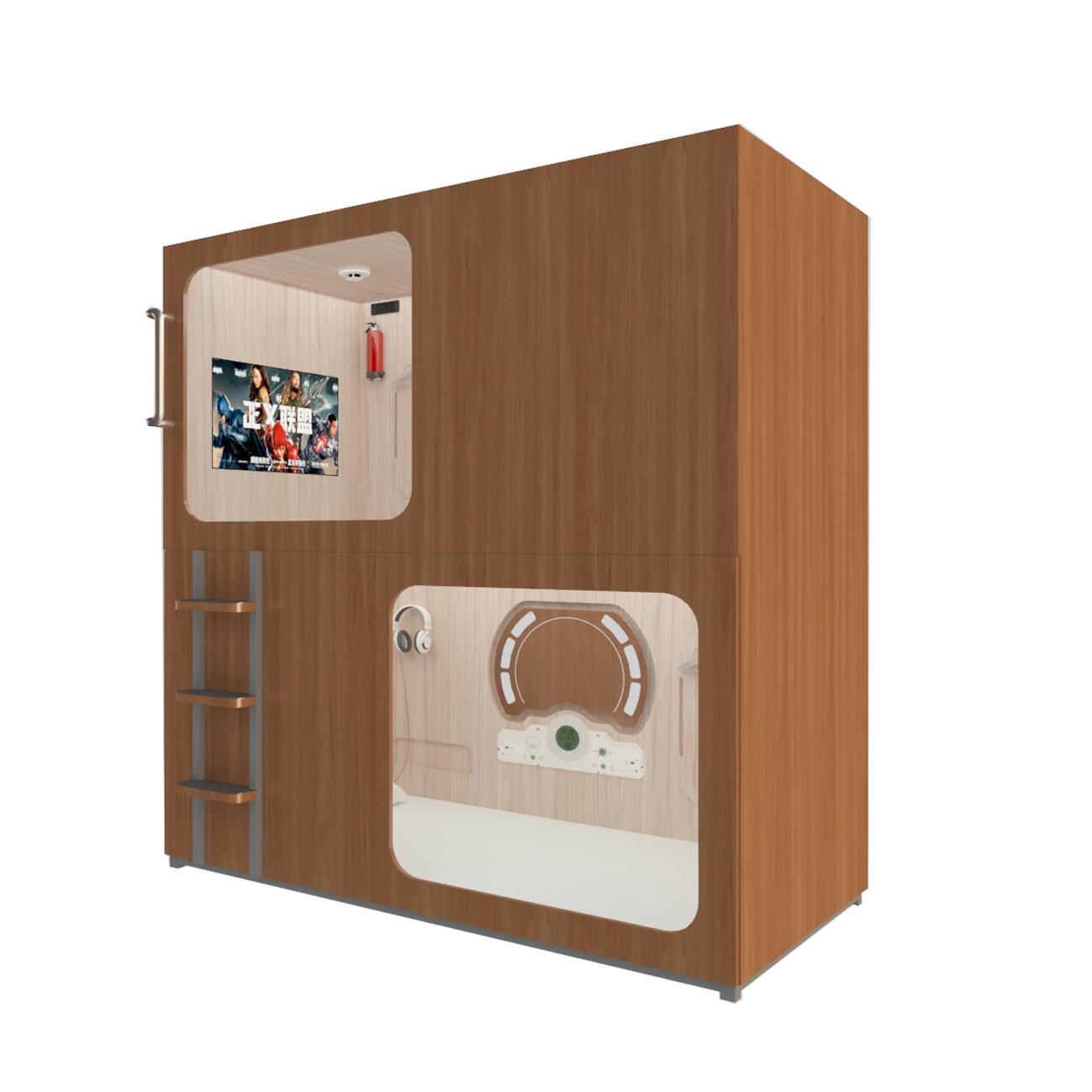 OEM деревянный капсулы надувная кровать pod