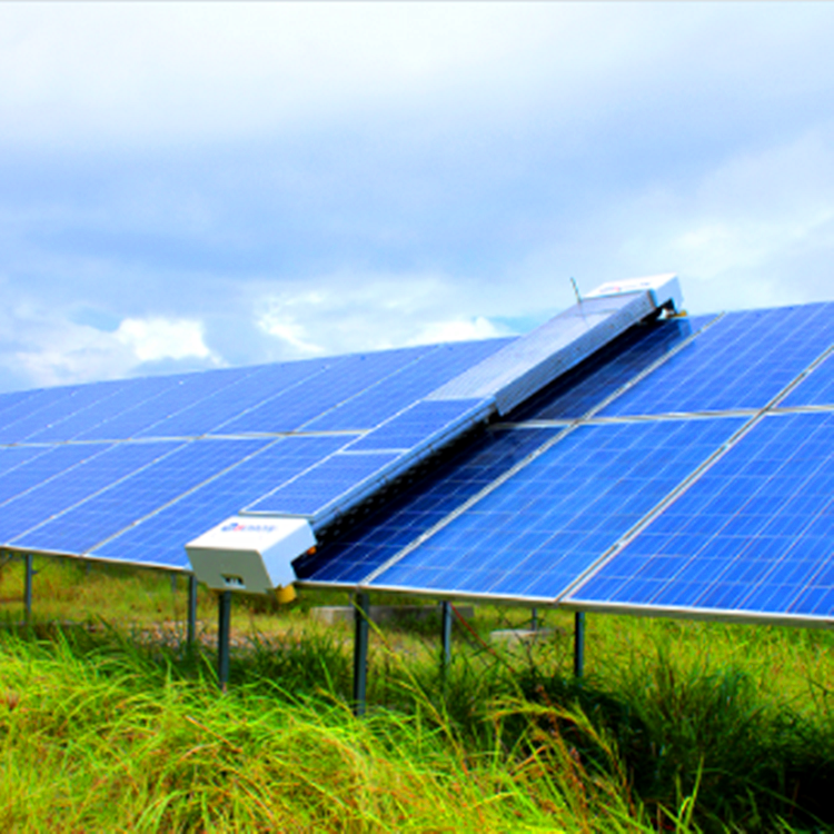 Solar panel intelligent handling robot cleaning robot combination set