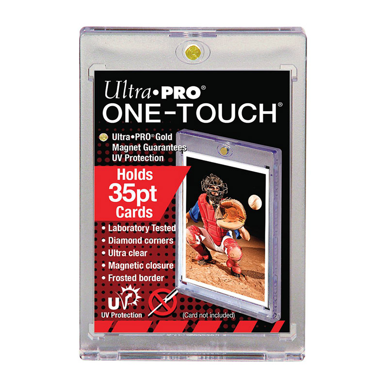 Пластиковый коллекционный держатель для карт 3x4 ultra pro 35pt магнитный держатель для карт