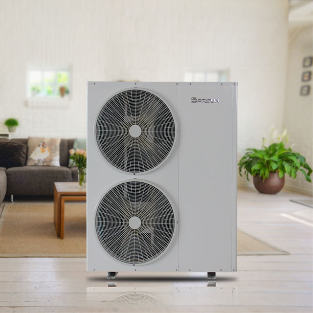SPRSUN A +++ ERP воздушно-водяной тепловой насос 16 кВт с высоким коэффициентом нагрева, охлаждения, тепловой насос, водонагреватель