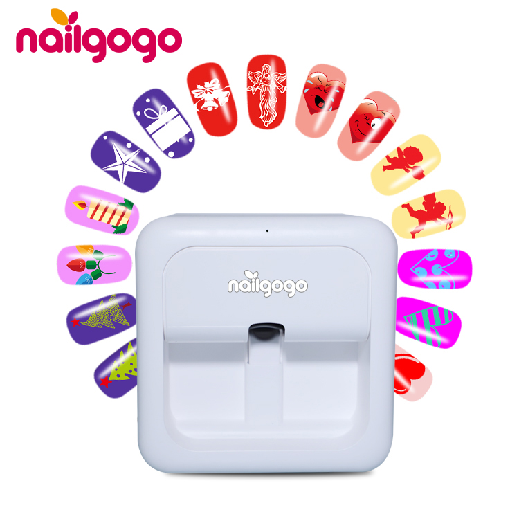 Nailgogo 2019 горячая Распродажа 3d цифровой Многофункциональный Умный автоматический принтер для дизайна ногтей