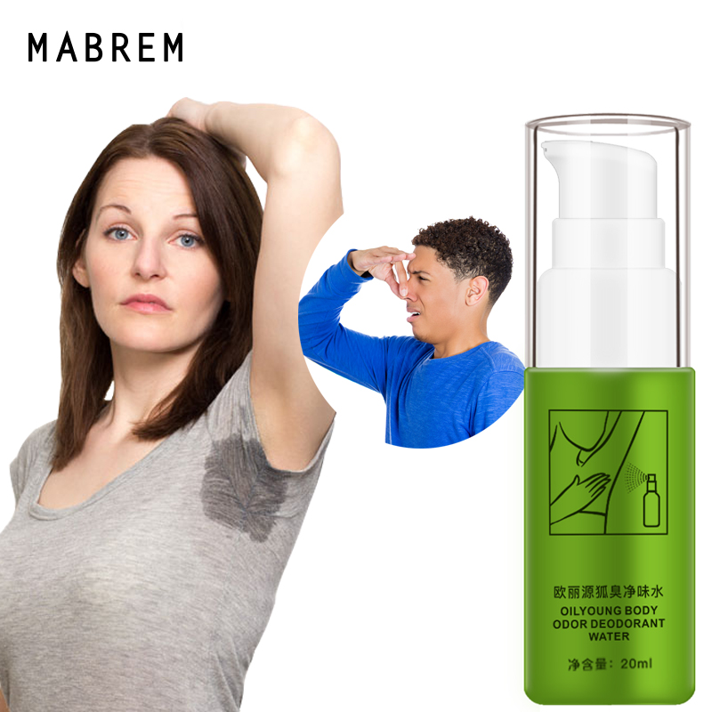 MABREM Body Odor Deodorant Water Summer Antiperspirant Spray Underarm Sweat Deodorization Odor Clean Serum Skin Body Care