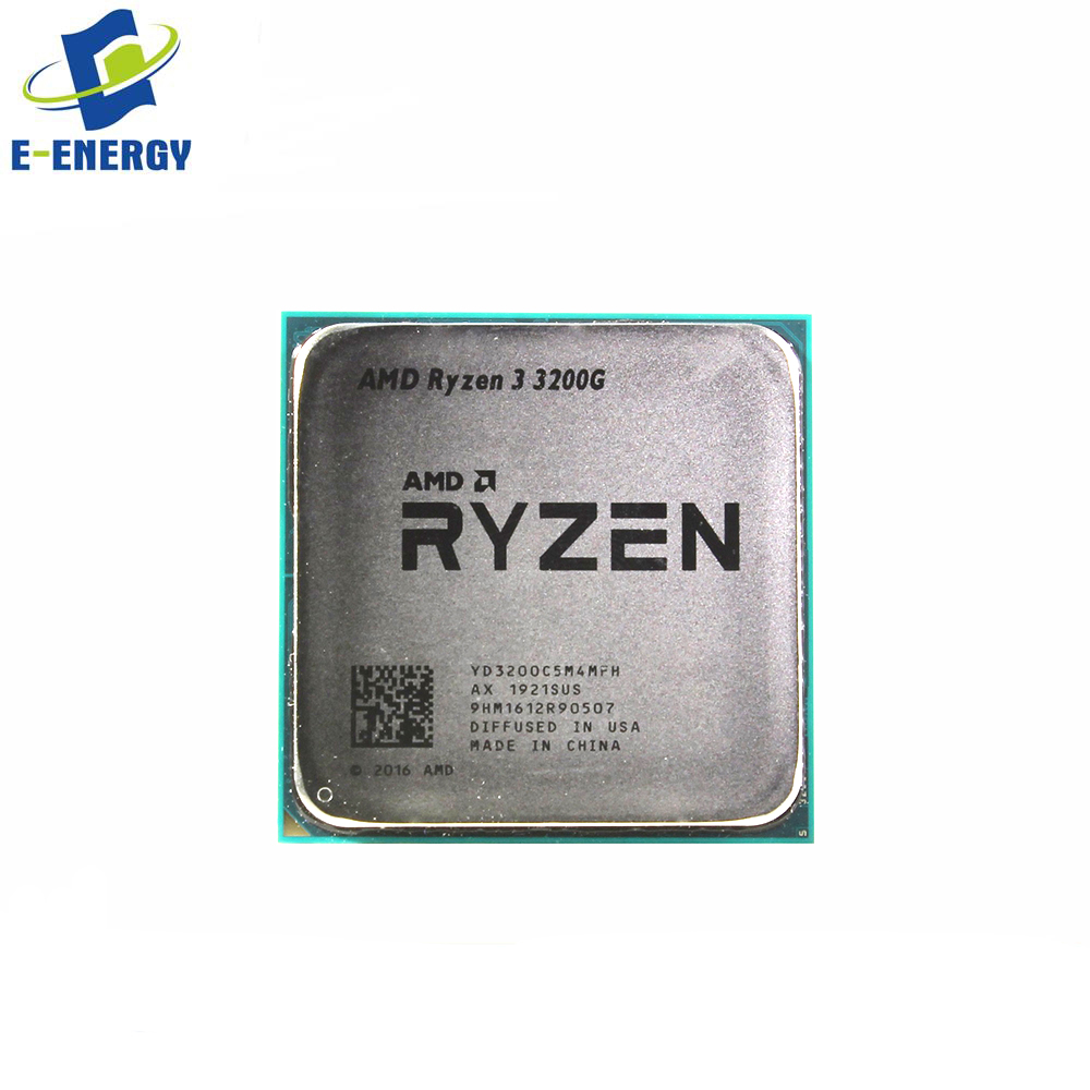 AMD 3 3200G 4 ядра 3,6 ГГц разъем AM4 65 Вт YD3200C5M4MFH YD3200C5FHBOX настольный процессор