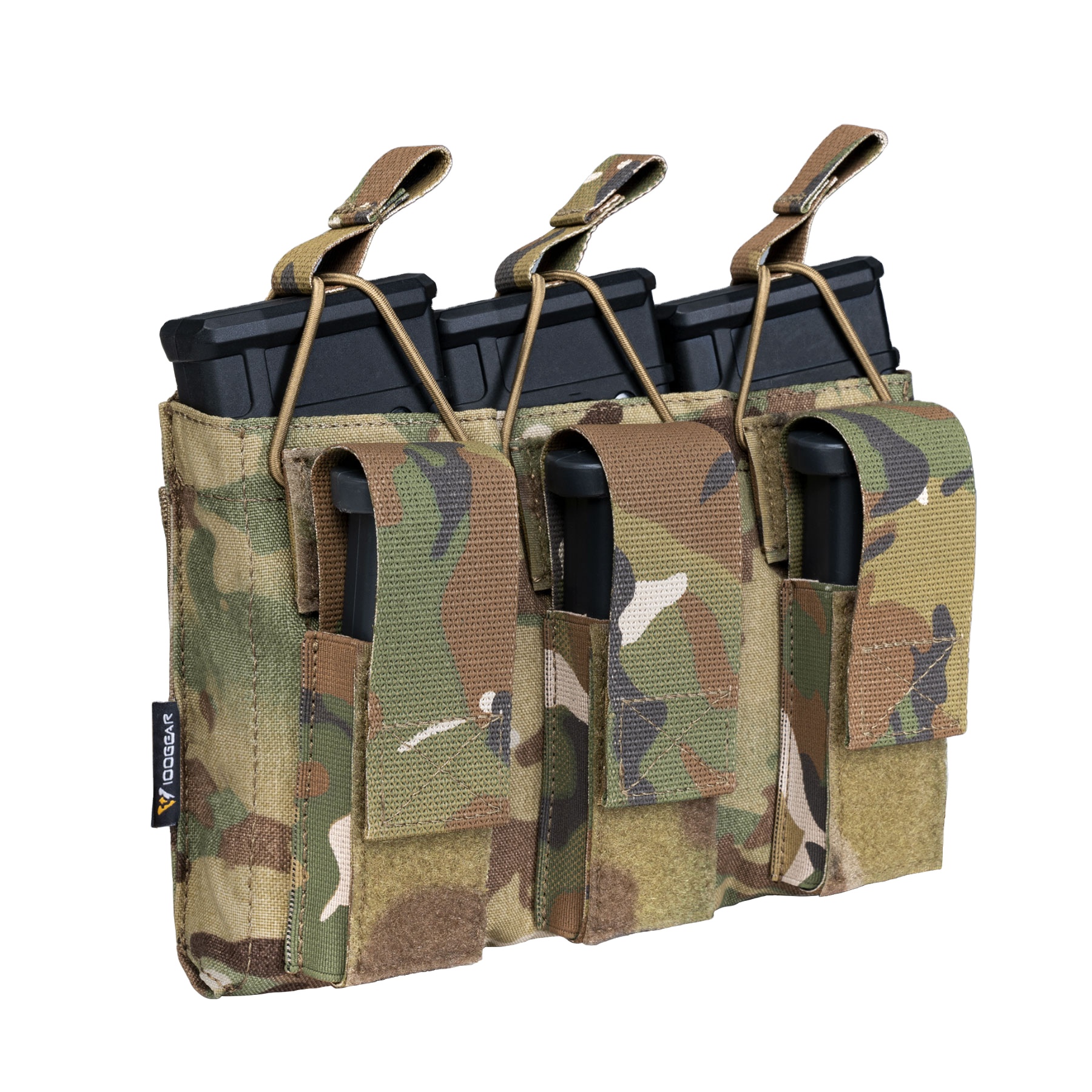 IDOGEAR 500D нейлоновая сумка-кенгуру, Магнитная сумка Мультикам Molle, тактическая сумка для магазина 5,56 мм, 9 мм, Mags