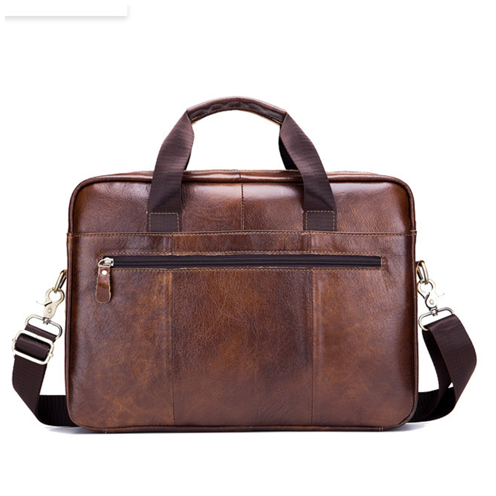Multi-Funct Heren Schoudertas Crossbody Genuine Leather Bag Casual Men Bag Shoulder