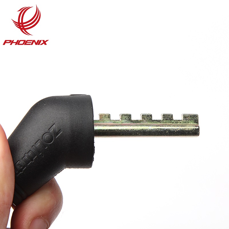 Цифровые велосипедные металлические Велосипедные замки PHOENIX smart lock, велосипедный замок с ключом