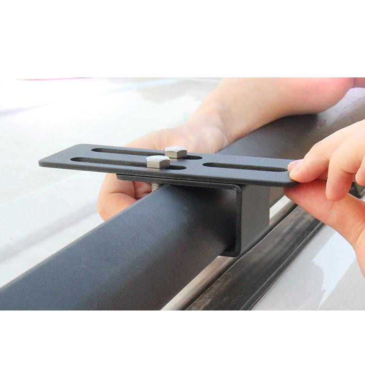 OEM Metal SUV Strip Lamp Holder Cross Bar Accessories Car Roof Luggage Rack Bracket