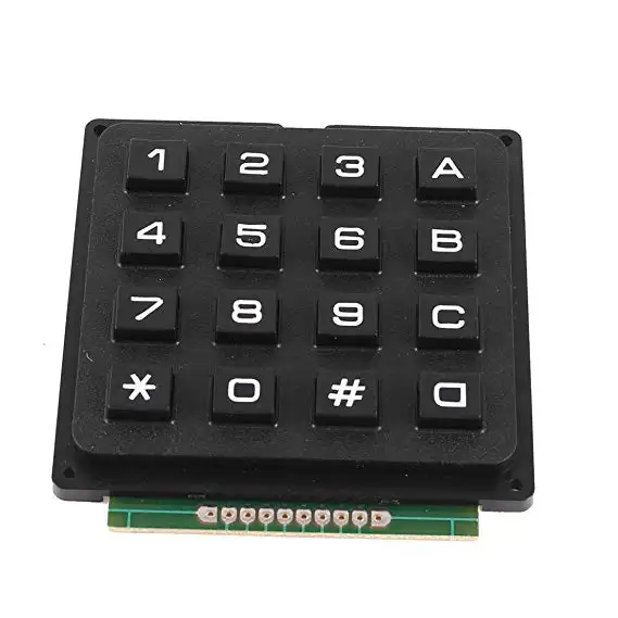 matrix plastic keypad, 4x4 keypad