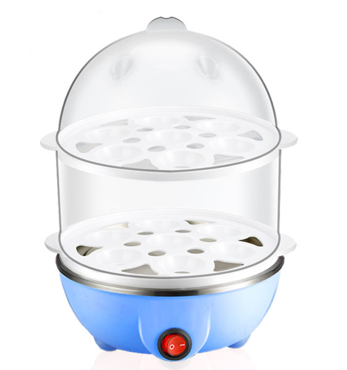 China Factory Double Egg Steamer/ Instant Egg Boiler Stainless Steel,/Breakfast Egg Machine