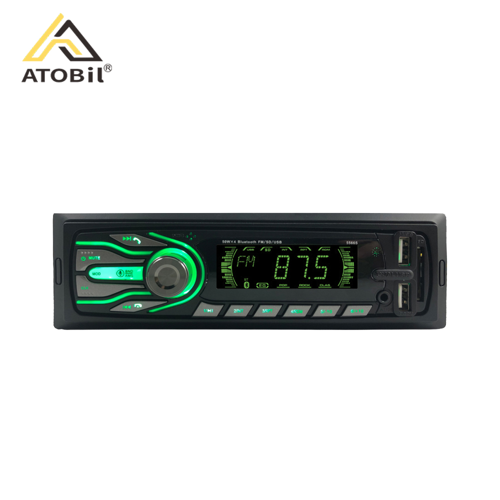 12 В 1din Автомобильный MP3 BT 2 USB AUX Универсальный автомобильный аудио пульт дистанционного управления автомобильный радиоприемник