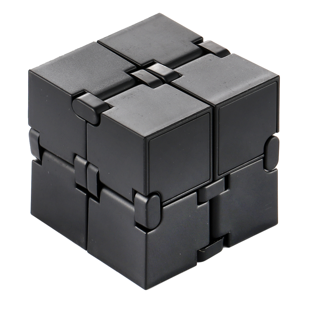 CPC Infinity Magic Cube, Mini Gadget, Spinner Fidget Toy, Metal Toy для Stress и Anxiety Relief, kill Time Black, Wholesale