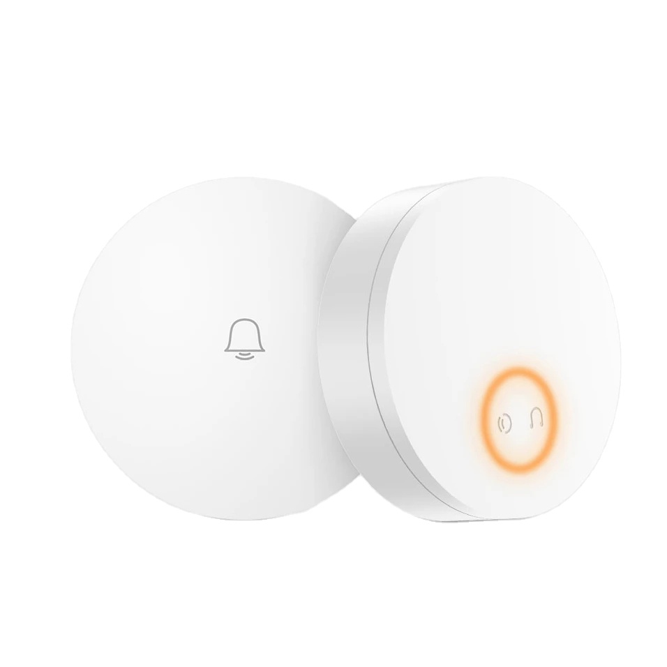 Беспроводной дверной звонок XIAOMIYOUPIN Linptech, самообеспечивающийся энергией дверной звонок с Wi-Fi, работает с приложением Mijia и функцией интеллектуального управления памятью
