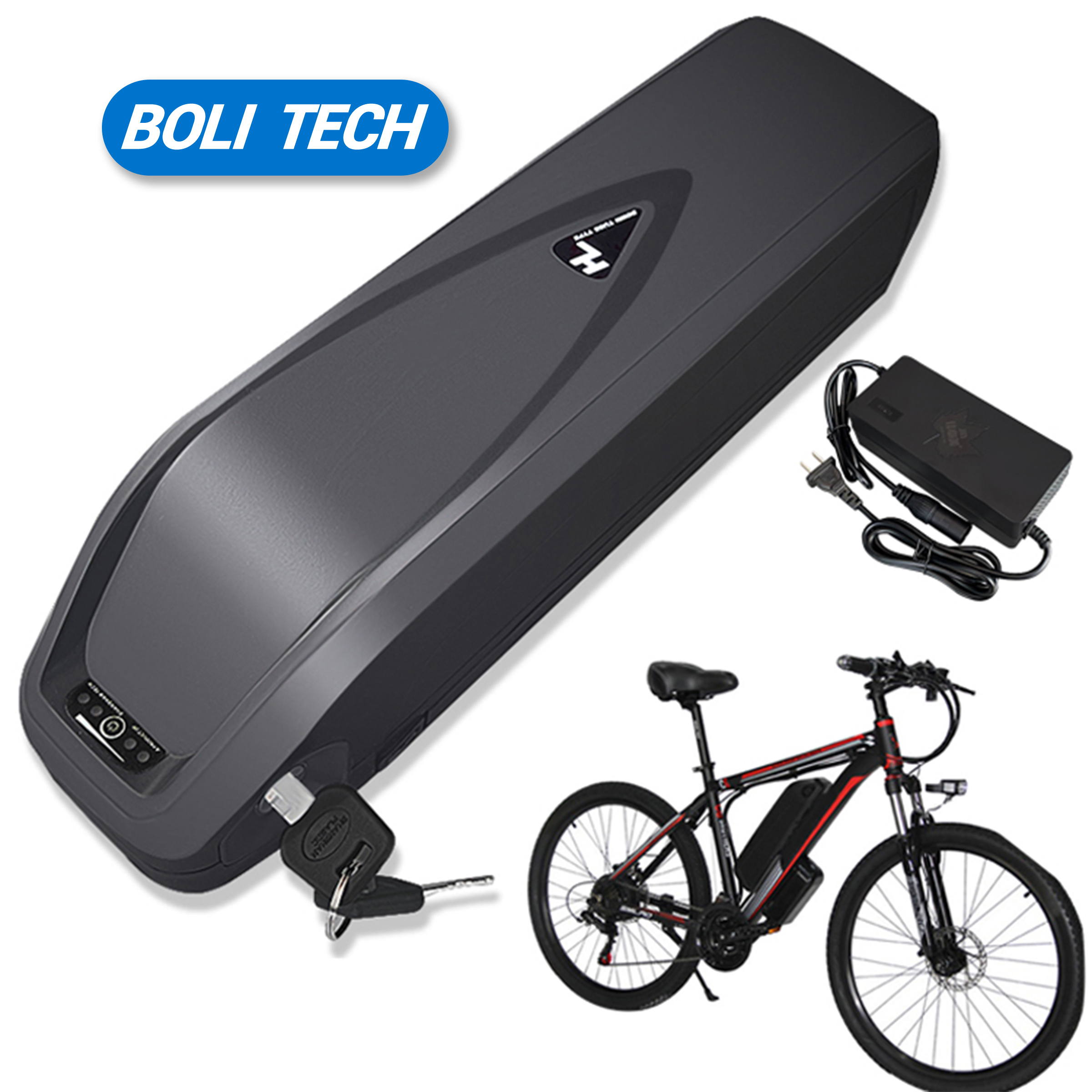 Аккумулятор для электровелосипеда Boli Tech, 24 В, 36 В, 52 в, 72 в, 48 В, 20 Ач, 30 Ач, 18650 Ач, 15 Ач, 13 Ач, литий-ионный аккумулятор 500 Вт
