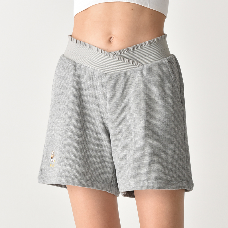 Maternity Sport Short Low Waist Belly Support Maternity Pants With Pockets