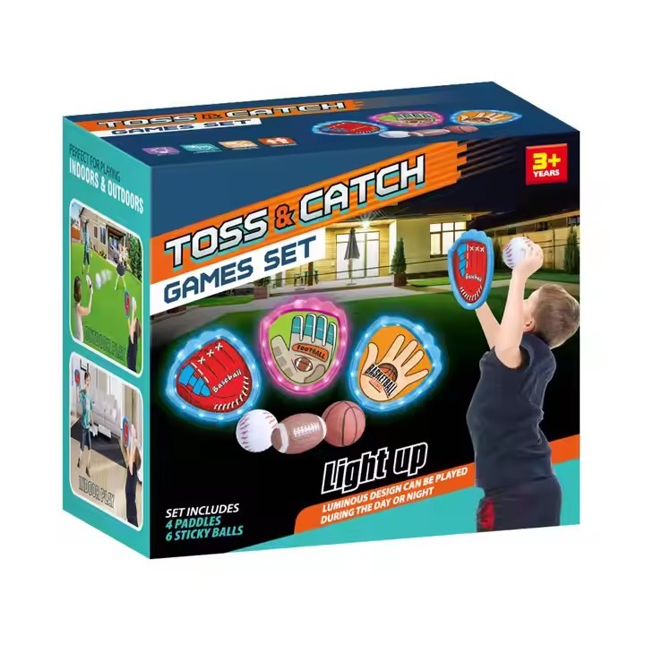 Children Outdoor Sports Set Hand-held Sticky Target Basketball Toy Set Leisure Parent-child Interactive Gifts