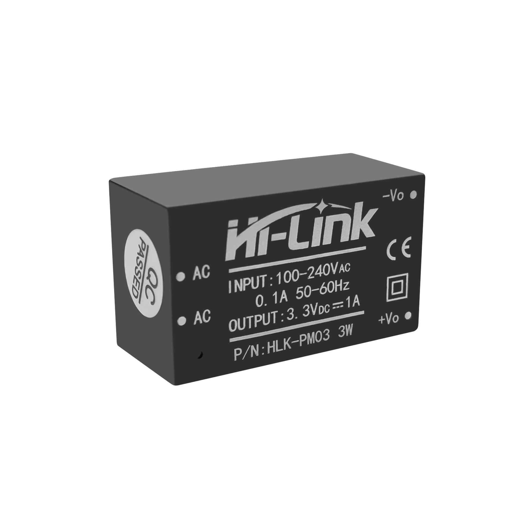 HLK-PM03 Шэньчжэнь Цена по прейскуранту завода AC-DC понижающий модуль преобразователя питания 3W 3,3 V 1A