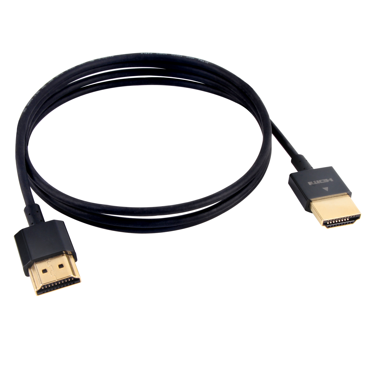 Кабель VCOM HDMI 4K, кабель HDR HDMI, поддержка 8K, 4K, длина 1,5 м, ультратонкий диаметр 3,2 мм, 36AWG с 3D Ethernet